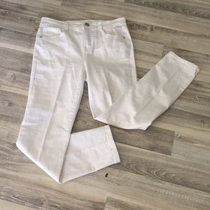 Women’s White Slim Fit Jeans